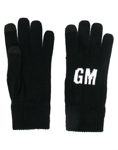 Трикотажные перчатки с логотипом Msgm