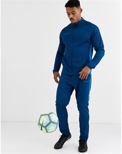 Синий спортивный костюм academy Nike football