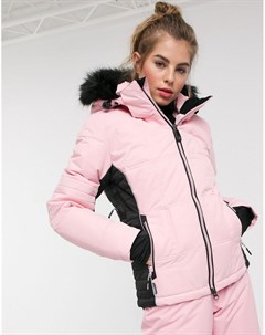 Розовая горнолыжная куртка Surfanic