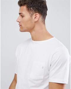Белая футболка с карманом For