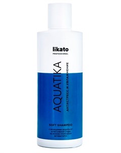 Софт шампунь с коноплей для волос AQUATIKA 250 мл Likato professional