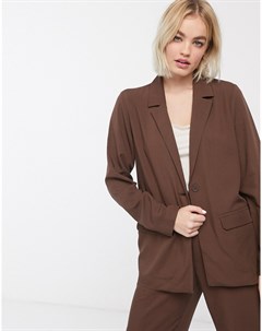 Пиджак шоколадного цвета Monki