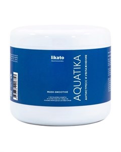 Маска смузи для восстановления ослабленных и ломких волос AQUATIKA 500 мл Likato professional