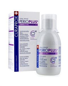 Жидкость ополаскиватель для полости рта с содержанием хлоргексидина 0 20 Perio Plus Forte 900 мл Curaprox