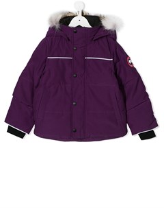 Куртка с капюшоном и кантом Canada goose kids