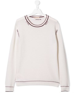 Джемпер с декоративной строчкой Marni kids