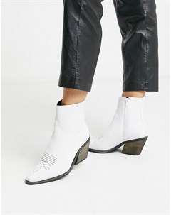 Кожаные ботинки в ковбойском стиле Vero moda