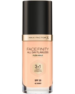 Основа тональная 42 Facefinity All Day Flawless 3 in 1 ivory 30 мл Max factor