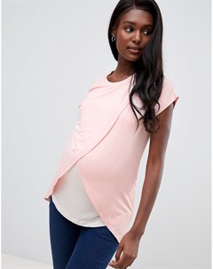 Футболка с запахом ASOS DESIGN Maternity Asos maternity - nursing