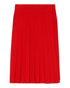 Красная юбка со складками Burberry