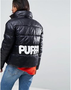Oversize куртка с логотипом на спине Original Puffa