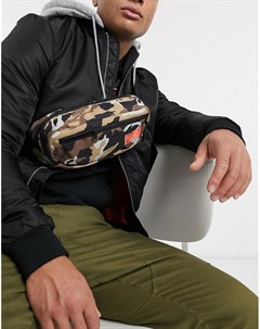 Сумка кошелек на пояс с камуфляжным принтом и логотипом Puma