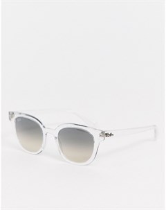 Круглые солнцезащитные очки в прозрачной оправе 0RB4324 Ray-ban®