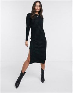 Платье миди в рубчик Asos design