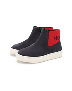 Замшевые ботинки Hogan