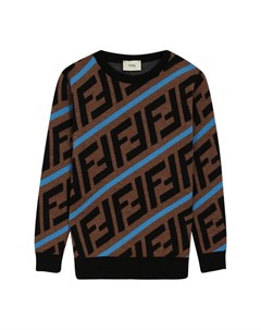 Шерстяной пуловер Fendi