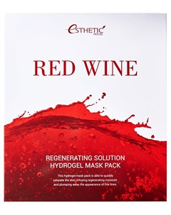 Маска Red Wine Regenerating Solution Hydrogel Mask Pack Гидрогелевая для Лица 5шт Esthetic house
