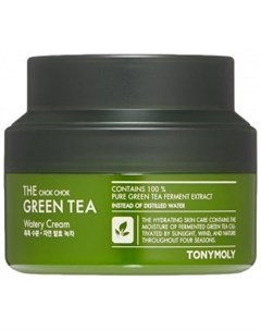 Крем для лица с зеленым чаем The Chok Chok Green Tea Watery Cream Tonymoly (корея)