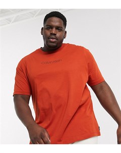 Оранжевая футболка с логотипом Big Tall эксклюзивно для ASOS Calvin klein