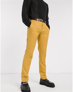 Темно желтые брюки Twisted tailor