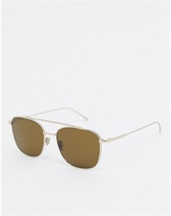 Квадратные солнцезащитные очки авиаторы Lacoste