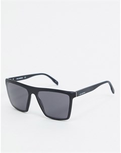 Черные солнцезащитные очки в квадратной оправе Kreative Karl lagerfeld