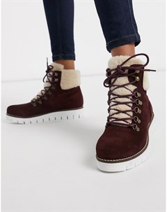 Кожаные походные ботинки Vero moda