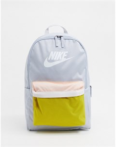 Золотисто серый рюкзак с логотипом галочкой Nike