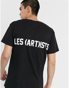 Черная футболка Les (art)ists