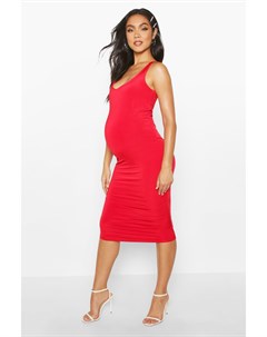 Для беременных Облегающее двухслойное платье Boohoo