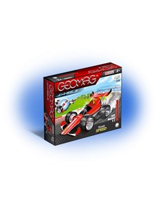 Магнитный конструктор 710 Машина гоночная красная Geomag