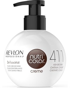 Nutri Color Creme Краска Для Волос 411 Холодный Коричневый Revlon professional