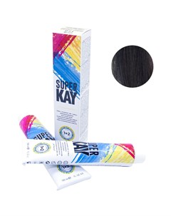 Super Kay Крем Краска Для Волос 5 1 Пепельный Светло Коричневый 180 Мл Kaypro