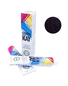 Super Kay Крем Краска Для Волос 3 Темно Коричневый 180 Мл Kaypro