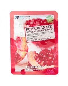 Маска для лица FoodaHolic Pomegranate Natural Essence Mask FoodaHolic Foodaholic (корея)