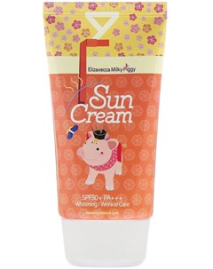 Крем солнцезащитный для лица SPF 50 Milky Piggy Sun Cream 50 мл Elizavecca