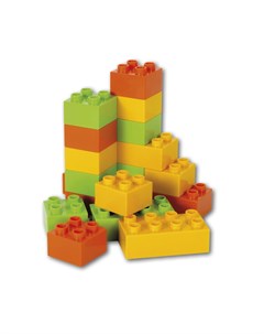 Строительные кубики 18 штук Efko