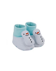 Пинетки носочки Снеговик белый Mothercare