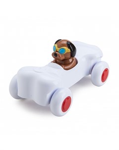 Машинка косточка с гонщиком щенком Viking toys