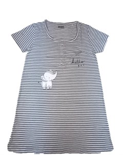 Ночная сорочка Маленький слоненок для беременных в полоску Mothercare