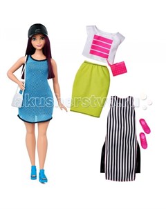 Кукла Барби в черной кепке с набором одежды Barbie