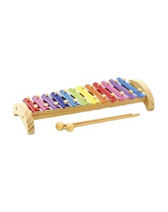 Музыкальный инструмент Ксилофон металлический 12 тонов Мир деревянных игрушек