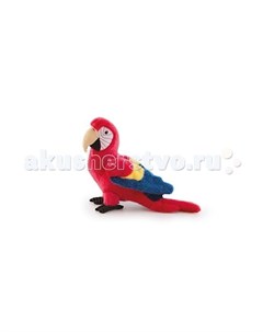 Мягкая игрушка Красный попугай Кристофоро 32 см Trudi