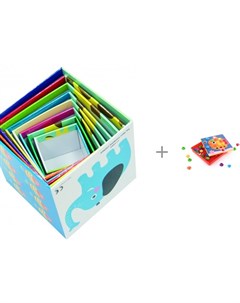 Развивающая игрушка Складные кубики Art Puzzle 12 карточек 46 фишек Little нero
