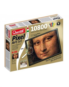 Пиксельная мозаика Джоконда 10800 элементов Quercetti