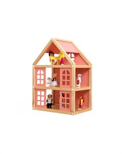 Деревянная игрушка Набор для конструирования Кукольный домик ДК 001 Мишка кострома
