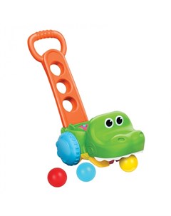 Каталка игрушка Крокодил с мячиками B kids
