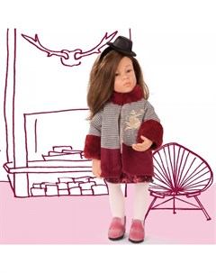 Кукла Эмилия в бордовом пальто 50 см Gotz