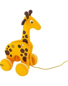 Каталка игрушка Жираф на веревочке Brio