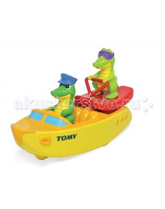 Игрушка для ванны Крокодил на водных лыжах Tomy